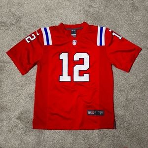 NFL Players Youth XL (No. 12 - Brady) shirt - Fair Condition